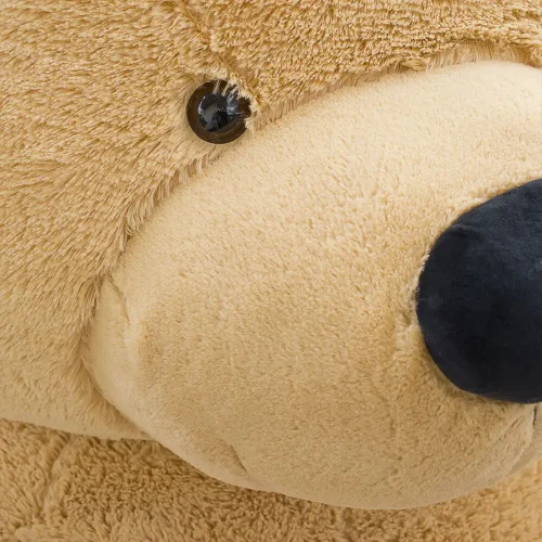 Teddyway Popo Big Plush Teddy Bear Giant XXL, Soft Toy, 100 Cm, 39 Inches, 3.3 Feet, Light Brown - Teddyway