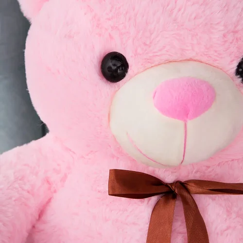 Teddyway Toto Big Plush Teddy Bear Giant XXL, Soft Toy, 100 Cm, 39 Inches, 3.3 Feet, Pink - Teddyway