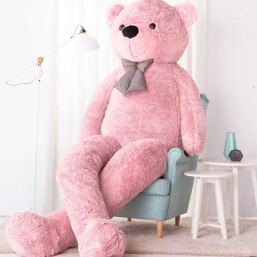 Teddyway Popo Big Plush Teddy Bear Giant XXL, Soft Toy, 100 Cm, 39 Inches, 3.3 Feet, Light Brown - Teddyway