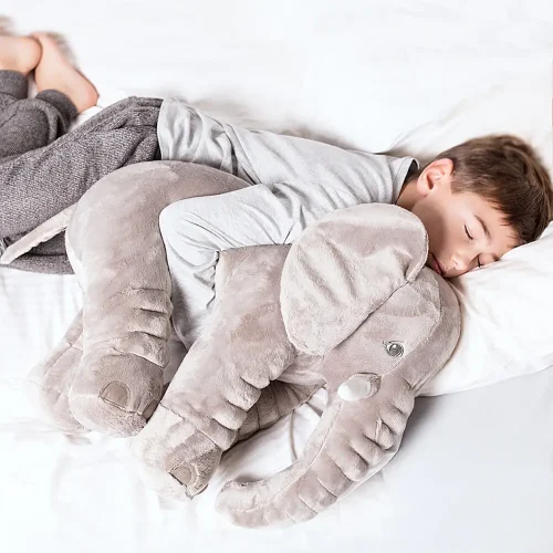 Teddyway Hogo Plush Elephant, Soft Toy, 70 Cm, 27 Inches, 2.3 Feet, Grey - Teddyway