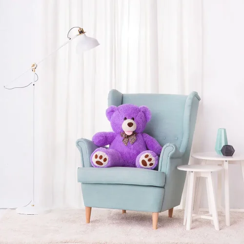 Teddyway Bobo Big Plush Teddy Bear Giant XXL, Soft Toy, 100 Cm, 39 Inches, 3.3 Feet, Light Brown - Teddyway
