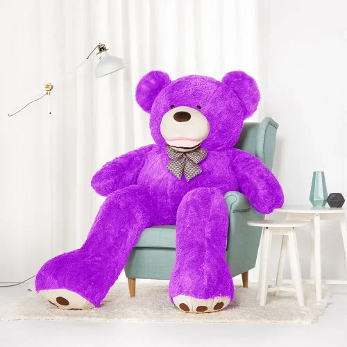 Teddyway Bobo Big Plush Teddy Bear Giant XXL, Soft Toy, 100 Cm, 39 Inches, 3.3 Feet, Light Brown - Teddyway