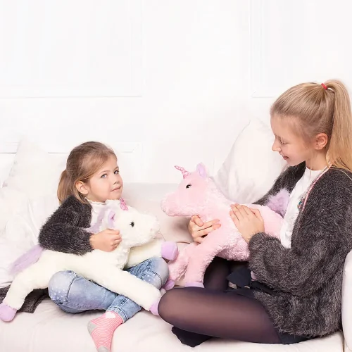 Teddyway Soso Plush Unicorn, Soft Toy, 70 Cm, 27 Inches, 2.3 Feet, Pink - Teddyway