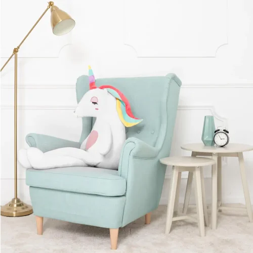 Teddyway Fefo Big Plush Unicorn Giant XXL, Soft Toy, 120 Cm, 47 Inches, 3.9 Feet, Pink - Teddyway