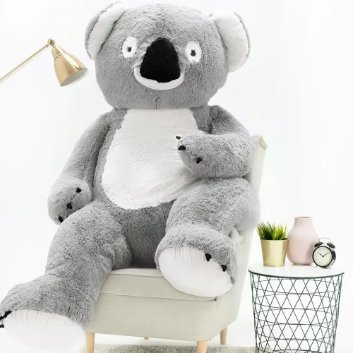 Teddyway Koko Big Plush Koala Giant XXL, Soft Toy, 100 Cm, 39 Inches, 3.3 Feet, Grey - Teddyway