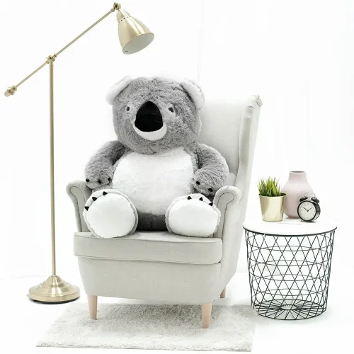 Teddyway Koko Big Plush Koala Giant XXL, Soft Toy, 100 Cm, 39 Inches, 3.3 Feet, Grey - Teddyway