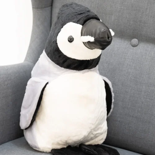 Teddyway Pipi Plush Penguin, Soft Toy, 40 Cm, 16 Inches, 1.3 Feet, Black White - Teddyway