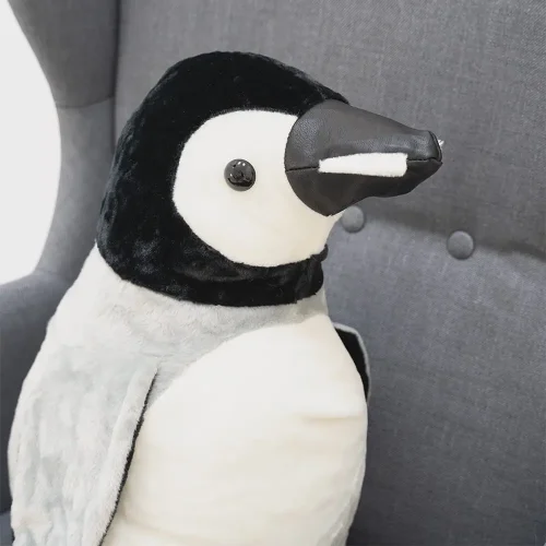 Teddyway Pipi Plush Penguin, Soft Toy, 40 Cm, 16 Inches, 1.3 Feet, Black White - Teddyway