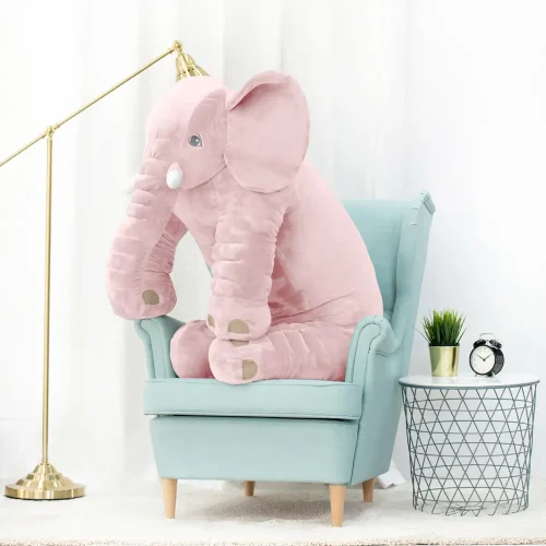 Teddyway Hogo Plush Elephant, Soft Toy, 70 Cm, 27 Inches, 2.3 Feet, Grey - Teddyway