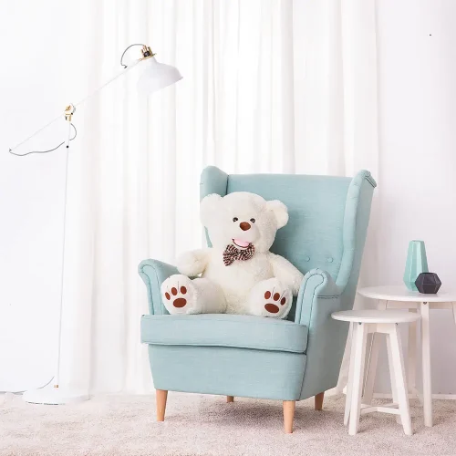 Teddyway Bobo Big Plush Teddy Bear Giant XXL, Soft Toy, 100 Cm, 39 Inches, 3.3 Feet, Light Brown - Teddyway
