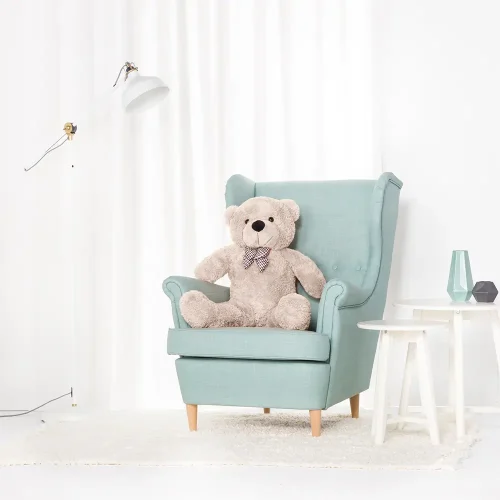 Teddyway Popo Big Plush Teddy Bear Giant XXL, Soft Toy, 100 Cm, 39 Inches, 3.3 Feet, Light Brown - Teddyway