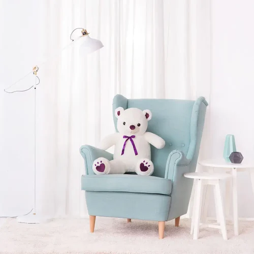 Big Plush Teddy Bear, Soft Toy, 100 Cm, 39 Inches, 3.3 Feet, Light Brown, Toto - Teddyway