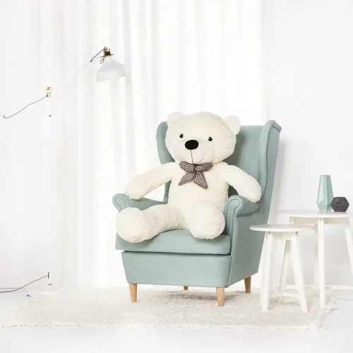 Teddyway Popo Big Plush Teddy Bear Giant XXL, Soft Toy, 100 Cm, 39 Inches, 3.3 Feet, Light Brown - Teddyway