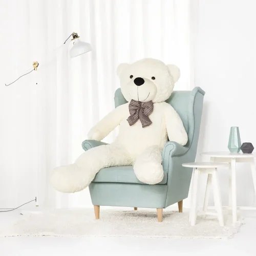 Teddyway Popo Big Plush Teddy Bear Giant XXL, Soft Toy, 100 Cm, 39 Inches, 3.3 Feet, Light Brown - Teddyway
