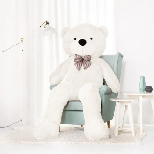 Teddyway Popo Big Plush Teddy Bear Giant XXL, Soft Toy, 100 Cm, 39 Inches, 3.3 Feet, Light Brown - Teddyway