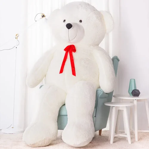 Teddyway Nomo Big Plush Teddy Bear Giant XXL, Soft Toy, 100 Cm, 39 Inches, 3.3 Feet, Dark Brown - Teddyway