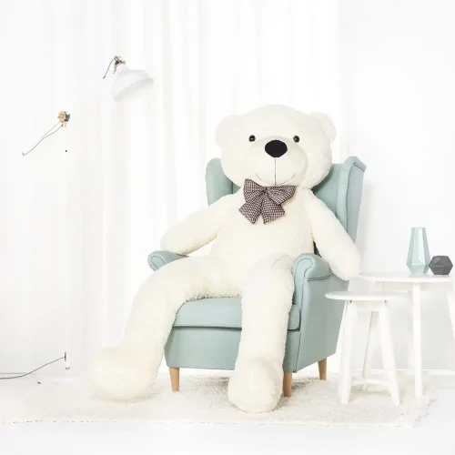Teddyway Popo Big Plush Teddy Bear Giant XXL, Soft Toy, 100 Cm, 39 Inches, 3.3 Feet, Light Brown - Teddyway