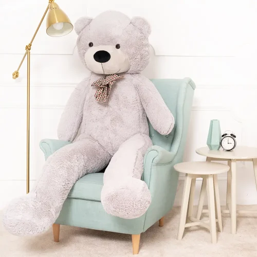 Teddyway Popo Big Plush Teddy Bear Giant XXL, Soft Toy, 100 Cm, 39 Inches, 3.3 Feet, Light Brown - Teddyway