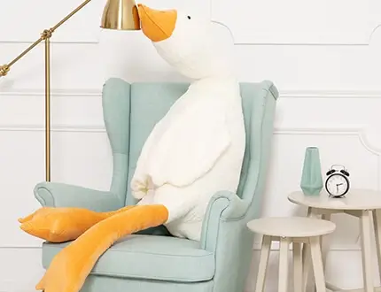 Large stuffed geese