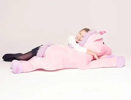 Large stuffed unicorns