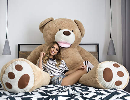 Large teddy bears