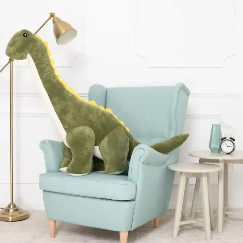 Teddyway Tobo Big Plush Dinosaur Giant XXL, Soft Toy, 150 Cm, 59 Inches, 4.9 Feet, Green - Teddyway