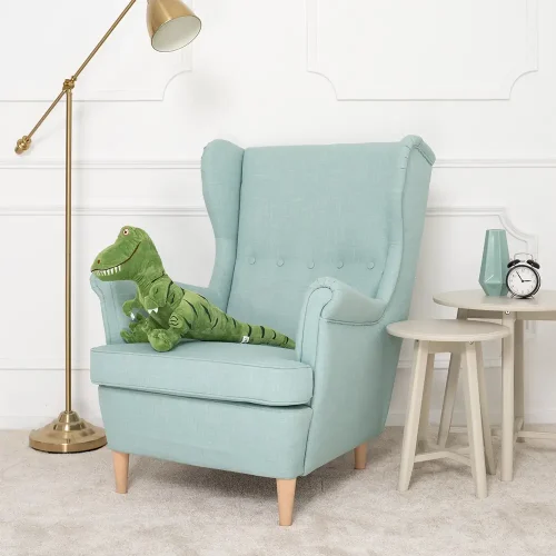 Teddyway Deno Plush Dinosaur, Soft Toy, 70 Cm, 27 Inches, 2.3 Feet, Green - Teddyway