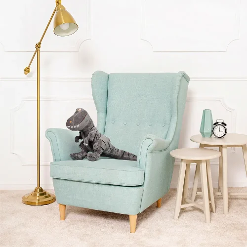 Teddyway Deno Plush Dinosaur, Soft Toy, 70 Cm, 27 Inches, 2.3 Feet, Green - Teddyway