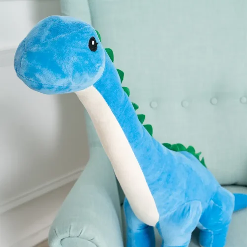 Teddyway Tobo Big Plush Dinosaur Giant XXL, Soft Toy, 150 Cm, 59 Inches, 4.9 Feet, Blue - Teddyway