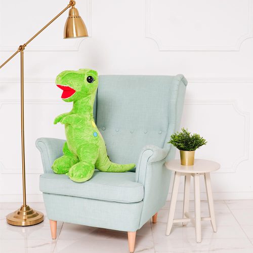 Teddyway Gogo Plush Dinosaur, Soft Toy, 90 Cm, 35 Inches, 2.9 Feet, Green - Teddyway