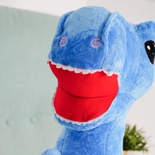 Teddyway Gogo Plush Dinosaur, Soft Toy, 90 Cm, 35 Inches, 2.9 Feet, Light Blue - Teddyway