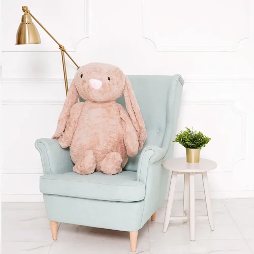Teddyway Bani Big Plush Bunny Giant XXL, Soft Toy, 100 Cm, 39 Inches, 3.3 Feet, Light Brown - Teddyway