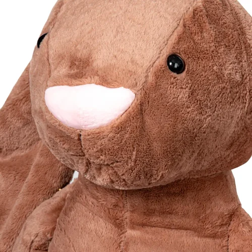 Teddyway Bani Big Plush Bunny Giant XXL, Soft Toy, 160 Cm, 63 Inches, 5.2 Feet, Brown - Teddyway