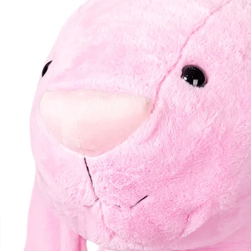 Teddyway Bani Big Plush Bunny Giant XXL, Soft Toy, 160 Cm, 63 Inches, 5.2 Feet, Dark Pink - Teddyway