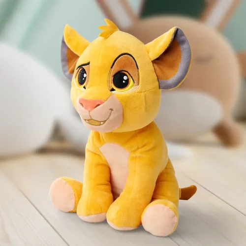 Disney The Lion King Simba Plush Toy, Soft Toy, 25 Cm, 9 Inches, 0.8 Feet, Yellow - Teddyway