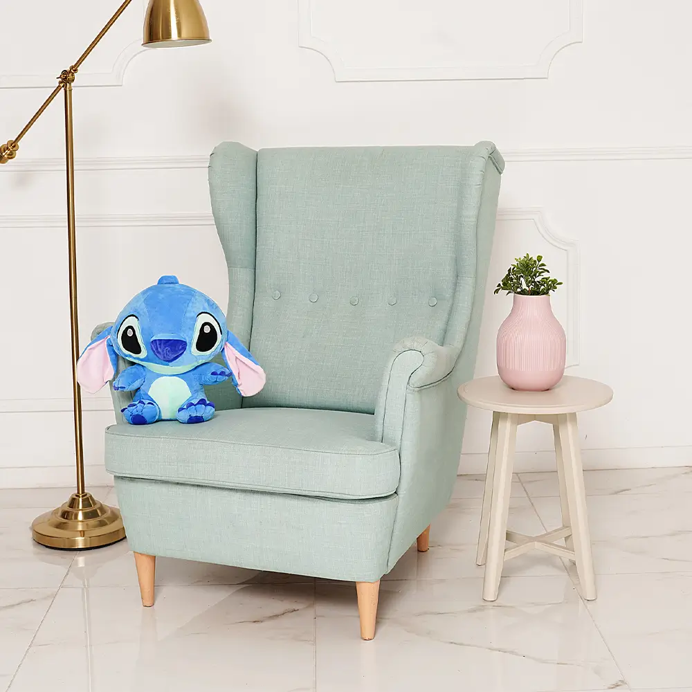Disney Lilo & Stitch Stitch Plush Toy, Soft Toy, 30 Cm, 11 Inches, 0.9 Feet, Blue - Teddyway