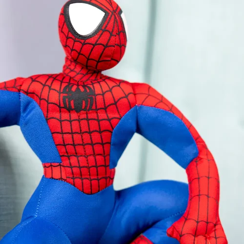 Marvel Spider-Man M1 Plush Toy, Soft Toy, 20 Cm, 7 Inches, 0.6 Feet, Red - Teddyway
