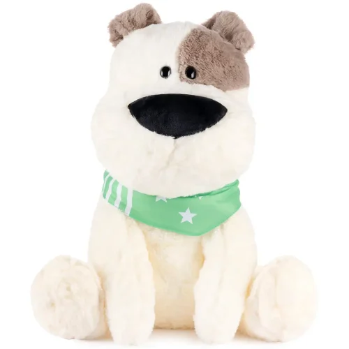 Feri Plush Dog, Soft Toy, 20 Cm, 7 Inches, 0.6 Feet, White - Teddyway
