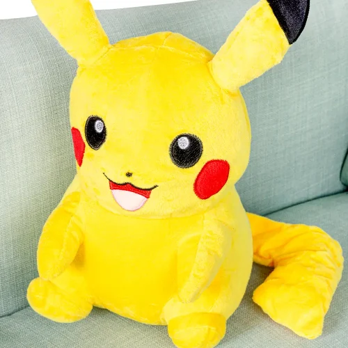 Pokémon Pikachu Plush Toy, Soft Toy, 20 Cm, 7 Inches, 0.6 Feet, Yellow - Teddyway