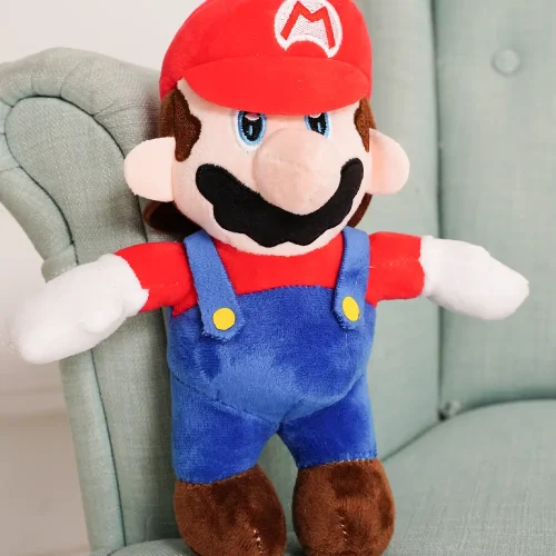 Super Mario Mario Plush Toy, Soft Toy, 20 Cm, 7 Inches, 0.6 Feet, Red - Teddyway